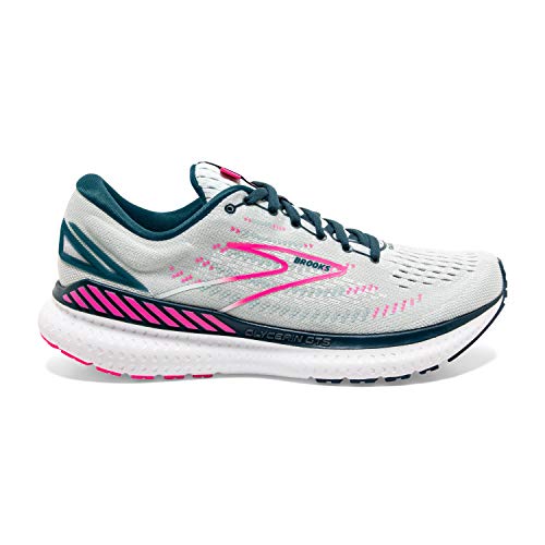 Brooks Glycerin GTS 19, Zapatillas para Correr Mujer, Ice Flow Navy Pink, 40 EU