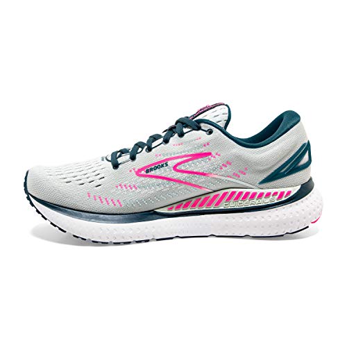 Brooks Glycerin GTS 19, Zapatillas para Correr Mujer, Ice Flow Navy Pink, 40 EU