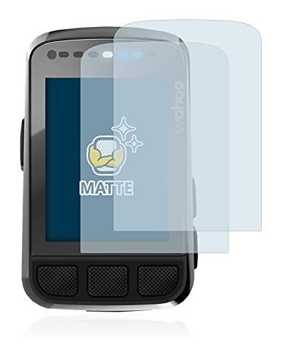 BROTECT Protector Pantalla Anti-Reflejos Compatible con Wahoo Elemnt Bolt V2 GPS (2 Unidades) Película Mate Anti-Huellas