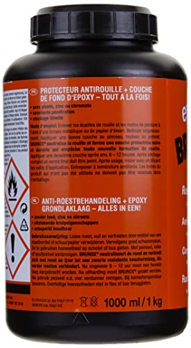 Brunox 1813021 Epoxy Óxido Convertidor, 1L Capacidad, Black