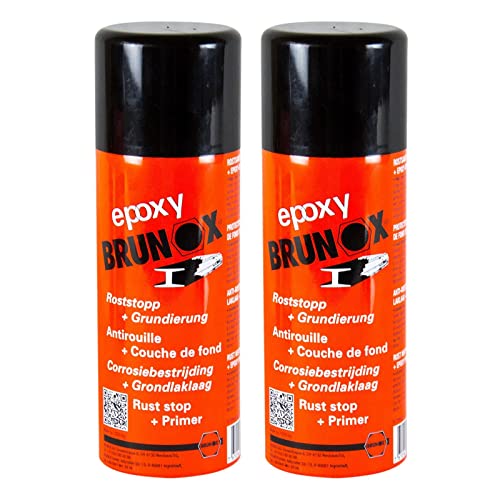 Brunox 2 X Epoxy Rostumwandler Rostum Rostschutz Roststop Imprimación 400 ml