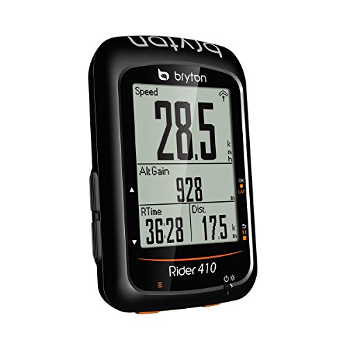 Bryton Rider 410E GPS Ciclismo, Negro, 2.3"