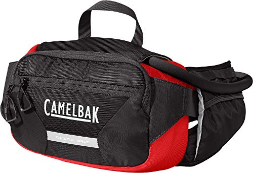 CamelBak mochila de invierno con cinturón deslizante unisex, negro/rojo de carreras, talla única