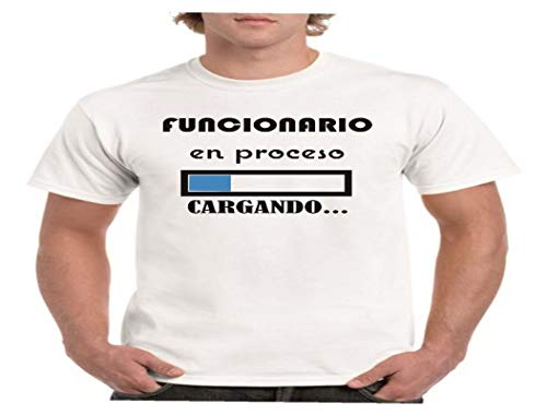 Camisetas divertidas Child Funcionario en Proceso. Cargando. - para Hombre Camisetas Talla XL Color Blanco