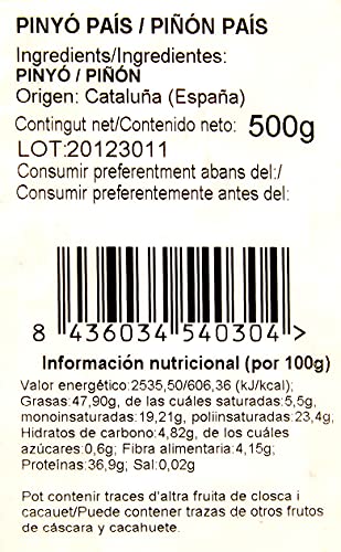 Casa Gispert Piñón Del País Mondado Frutos Secos - 500 gr