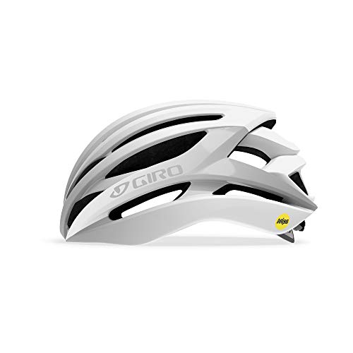 Casco de carretera Giro Unisex Syntax MIPS, blanco mate / plateado, grande / 59-63 cm