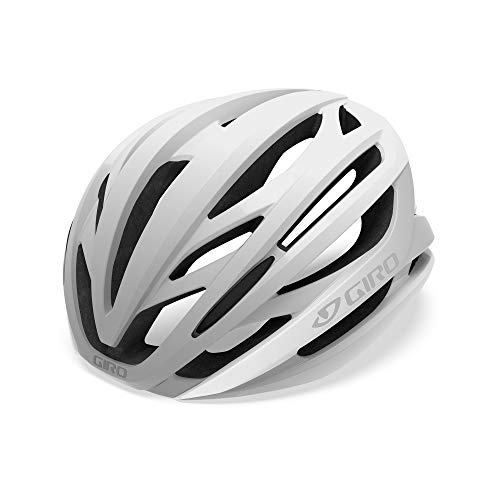 Casco de carretera Giro Unisex Syntax MIPS, blanco mate / plateado, grande / 59-63 cm