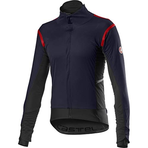 castelli Alpha Ros 2 Jacket, Chaqueta Deportiva para Hombre, Hombre, 4520502, Savile Blue, L