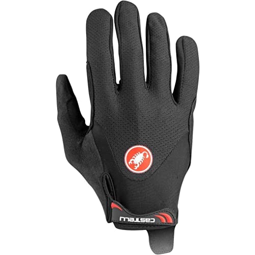 Castelli Arenberg Gel LF - Guantes de Ciclismo para Hombre, Color Negro, Talla S