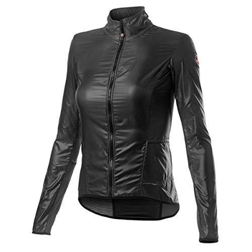 castelli Aria Shell W - Chaqueta Deportiva para Mujer, Mujer, 4520089, Dark Gray, XS