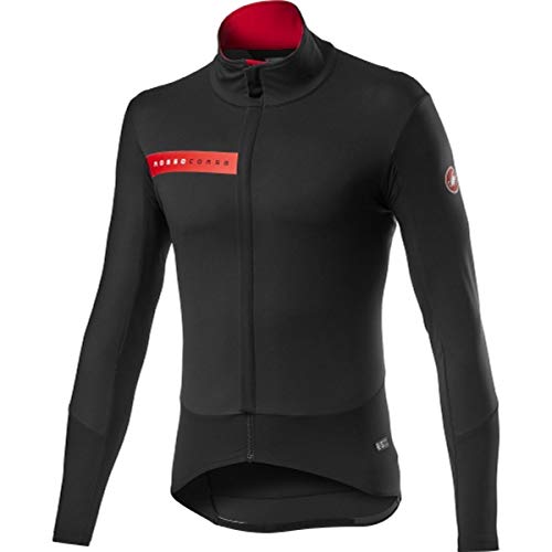 castelli Beta Ros Jacket Chaqueta Deportiva, Hombre, Light Black, M