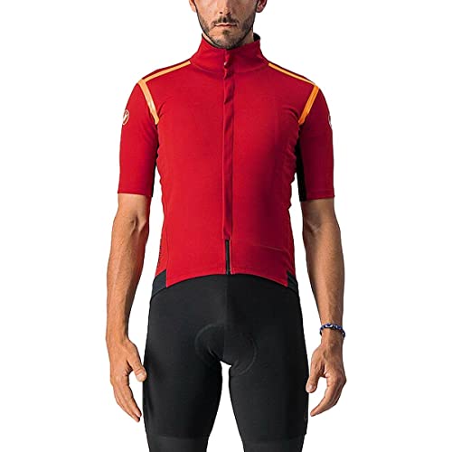 castelli Gabba Ros Chaqueta, Hombre, Pro Red/Brilliant Orange, M