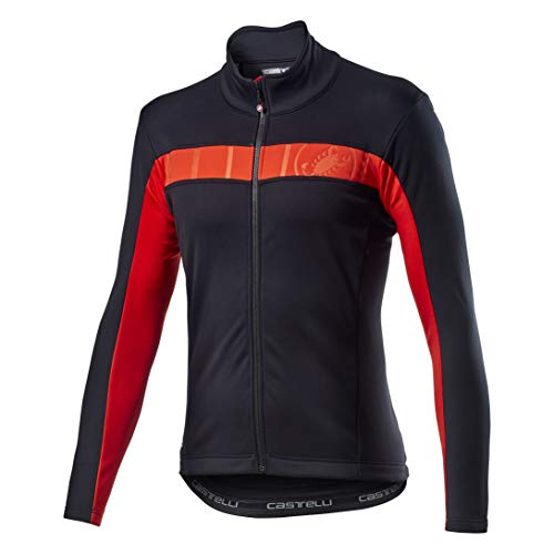 castelli Mortirolo Vi Jacket Chaqueta Deportiva, Hombre, Light Black, M