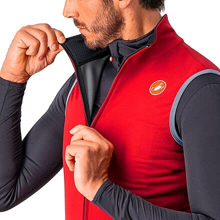 castelli Perfetto Ros Vest Chaqueta, Hombre, Pro Red, XL