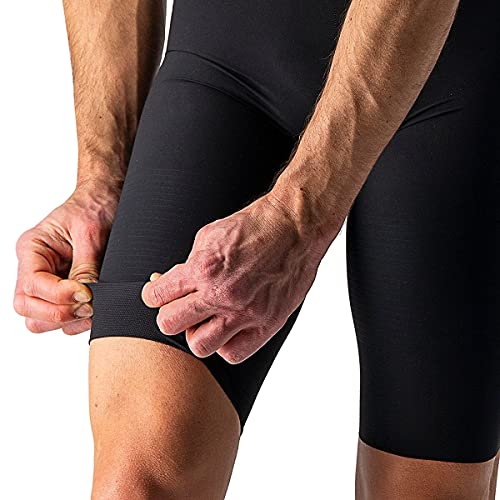 CASTELLI Premio Black Bibshort Pantalones Cortos, Negro, L para Hombre