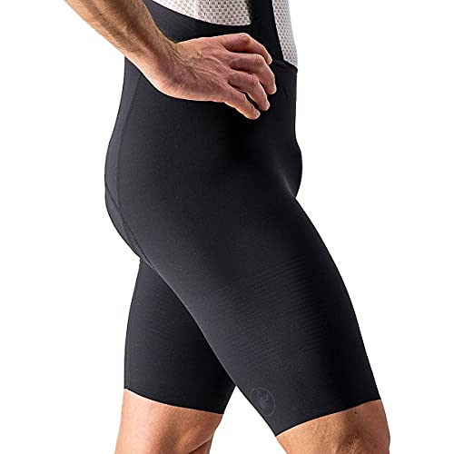 CASTELLI Premio Black Bibshort Pantalones Cortos, Negro, L para Hombre