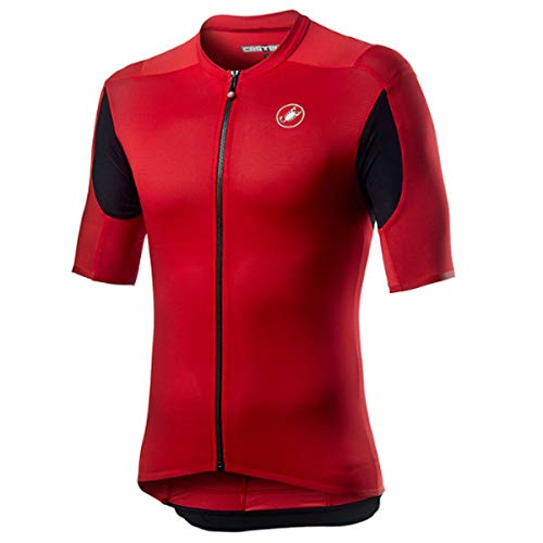 CASTELLI Superligera 2 - Camiseta para Hombre, Hombre, Camiseta, 4520017, Rojo, S