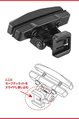 CatEye – RM-1 Soporte de sillín Trasero 544 – 6510 Ciclismo Luces y reflectores – Negro