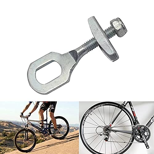 Cdemiy Tensor De Cadena De Bicicleta, 5 Pcs Tensor de Cadena Abierto para Bicicleta, Sujetador de Hierro para Bicicletas, para Bicicletas con Orugas de Una Sola Velocidad de Engranaje Fijo