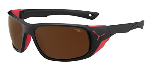 Cébé Jorasses Gafas, Unisex Adulto, Multicolor (Matt Black Red), L