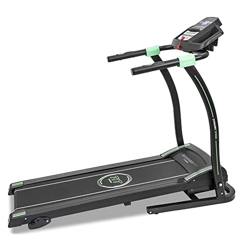 Cecotec Cinta de Correr Eléctrica Plegable RunnerFit Sprint, Pulsómetro, Portabotellas, Brazos de agarre de espuma, Pantalla LED, 12 Programas, Hasta 14 km/h, Peso Máximo 120 Kg