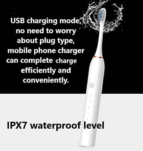 Cepillo de dientes eléctrico de -42000/m con vibración de alta frecuencia. Los modos son adecuados para diferentes escenarios y necesidades – períodos de espera más largos