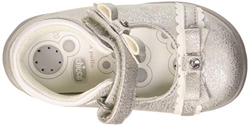 Chicco Ballerina Giara, Bailarinas Niños, Plateado (Argento 020), 18 EU