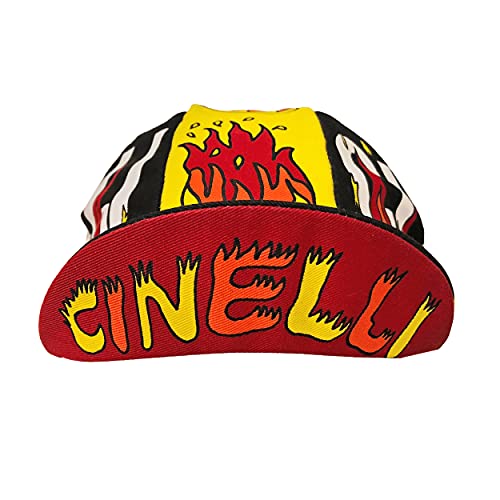 Cinelli Gorra de ciclismo unisex Ana Benaroya Fuego, talla única