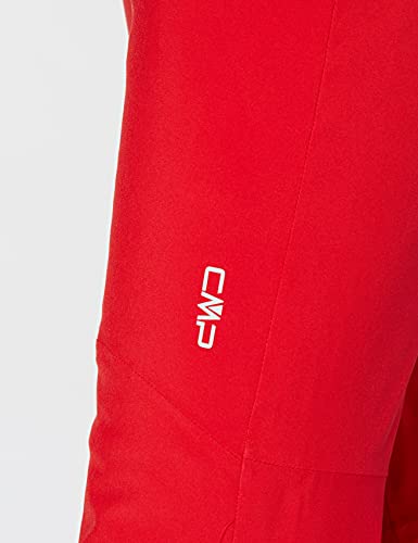 CMP - Pantalón de esquí para hombre, otoño/invierno, hombre, color rojo (ferrari), tamaño 52