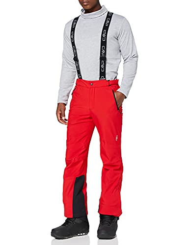 CMP - Pantalón de esquí para hombre, otoño/invierno, hombre, color rojo (ferrari), tamaño 52