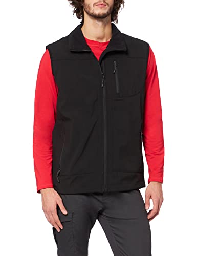 CMP Weste Softshell Chaleco, Hombre, Negro (Nero U901), 58