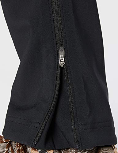 Columbia Back Beauty Passo Alto Heat Pantalón térmico de Senderismo, Mujer, Negro (Schwarz), 6 R