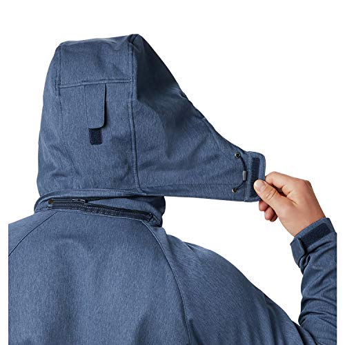 Columbia Cascade Ridge II Softshell, Chaqueta Softshell Hombre, Azul (Collegiate Navy Heather), XL