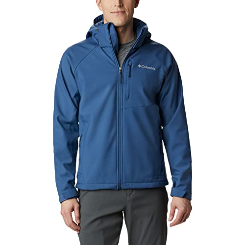 Columbia Cascade Ridge II Softshell, Chaqueta Softshell Hombre, Azul (Night Tide), L