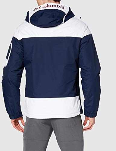 Columbia Challenger Chaqueta sudadera, Hombre, Azul/Blanco (Collegiate Navy), Talla XXL