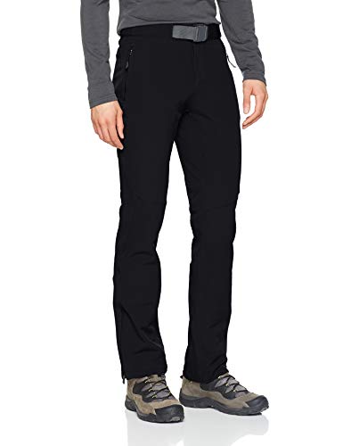 Columbia Passo Alto II Heat Senderismo Pantalones, Hombre, Black, 34 34