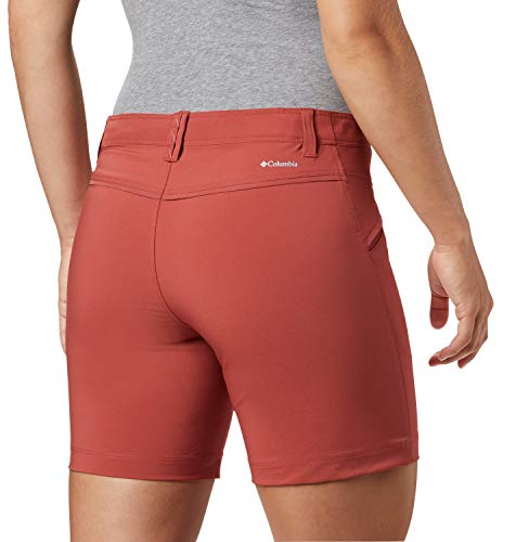 Columbia Peak To Point Pantalón Corto De Senderismo, Mujer, Rojo (Dusty Crimson), W12/L6