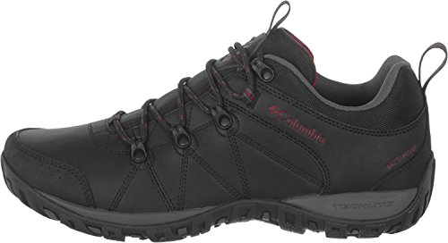 Columbia Peakfreak Venture Waterproof Zapatos impermeables para Hombre, Negro (Black, Vintage Red), 42 EU