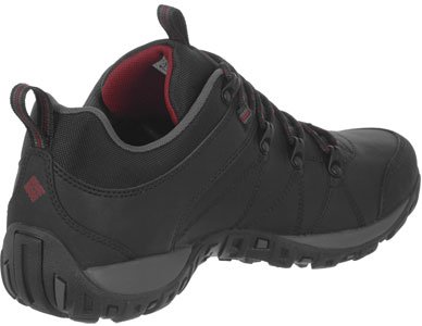 Columbia Peakfreak Venture Waterproof Zapatos impermeables para Hombre, Negro (Black, Vintage Red), 43 EU