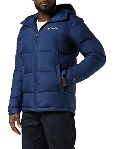 Columbia Pike Lake, Chaqueta forrada con capucha, Hombre, Azul oscuro(Nocturnal), Talla XXL