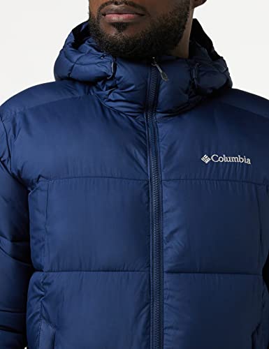 Columbia Pike Lake Hooded , Chaqueta con capucha Hombre, Azul (Collegiate Navy), S