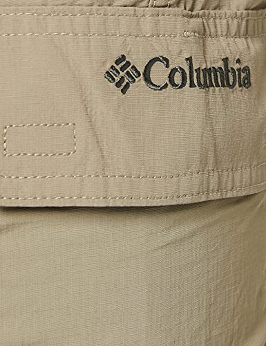 Columbia Silver Ridge II Convertible , Pantalones de senderismo convertibles Hombre, Marrón (Tusk), 32W/32L