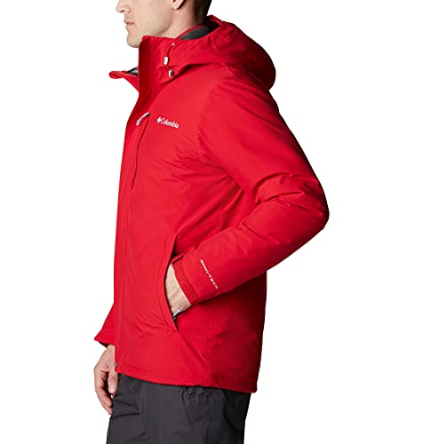 Columbia Winter District Chaqueta De Esquí con Capucha, Hombre, Mountain Red, XL