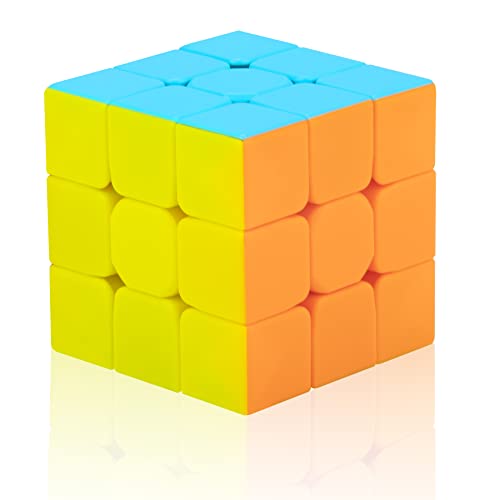 Cooja Cubo de Velocidad 3x3 Speed Cube, Cubo Magico 3x3x3 Smooth Magic Cube Puzzle Durable Regalo de Juguetes para Niños Niñas