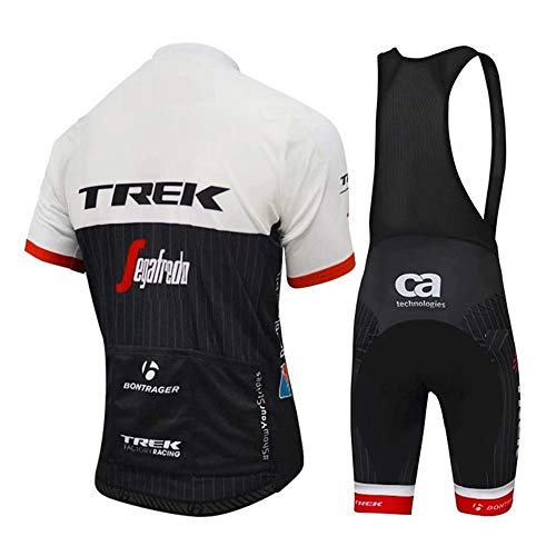 CQXMM Traje de Ciclismo para Hombre de Equipos. Culotte y Maillot con 3D Gel Pad para MTB, Spinning, Bicicleta de Carretera