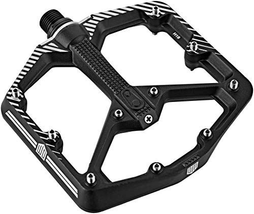 Crank Brothers Pédales Stamp 7 Small Macaskill Edition MTB, Unisex Adulto, Negro y Blanco