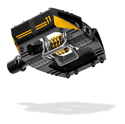 Crankbrothers 16093 Pedal de Bicicleta de montaña, Unisex para Adulto, Color Negro y Oro