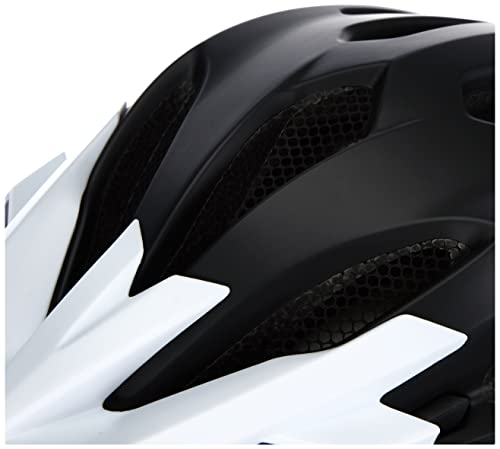 Cratoni C-Maniac Casco de Bicicleta, Unisex Adulto, Negro, Blanco Mate, Large/Extra-Large