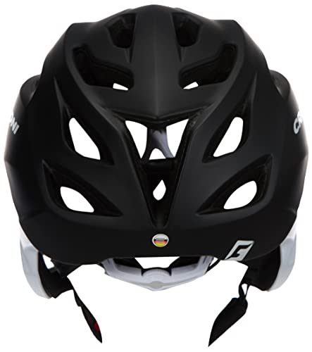 Cratoni C-Maniac Casco de Bicicleta, Unisex Adulto, Negro, Blanco Mate, Large/Extra-Large