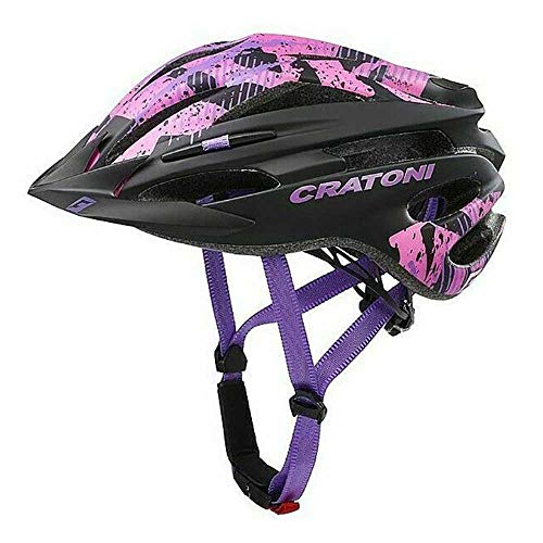 Cratoni Casco Pacer(MTB) NEG/Rosa Mate/M 51-56, Adultos Unisex, Multicolor (Multicolor), s-m